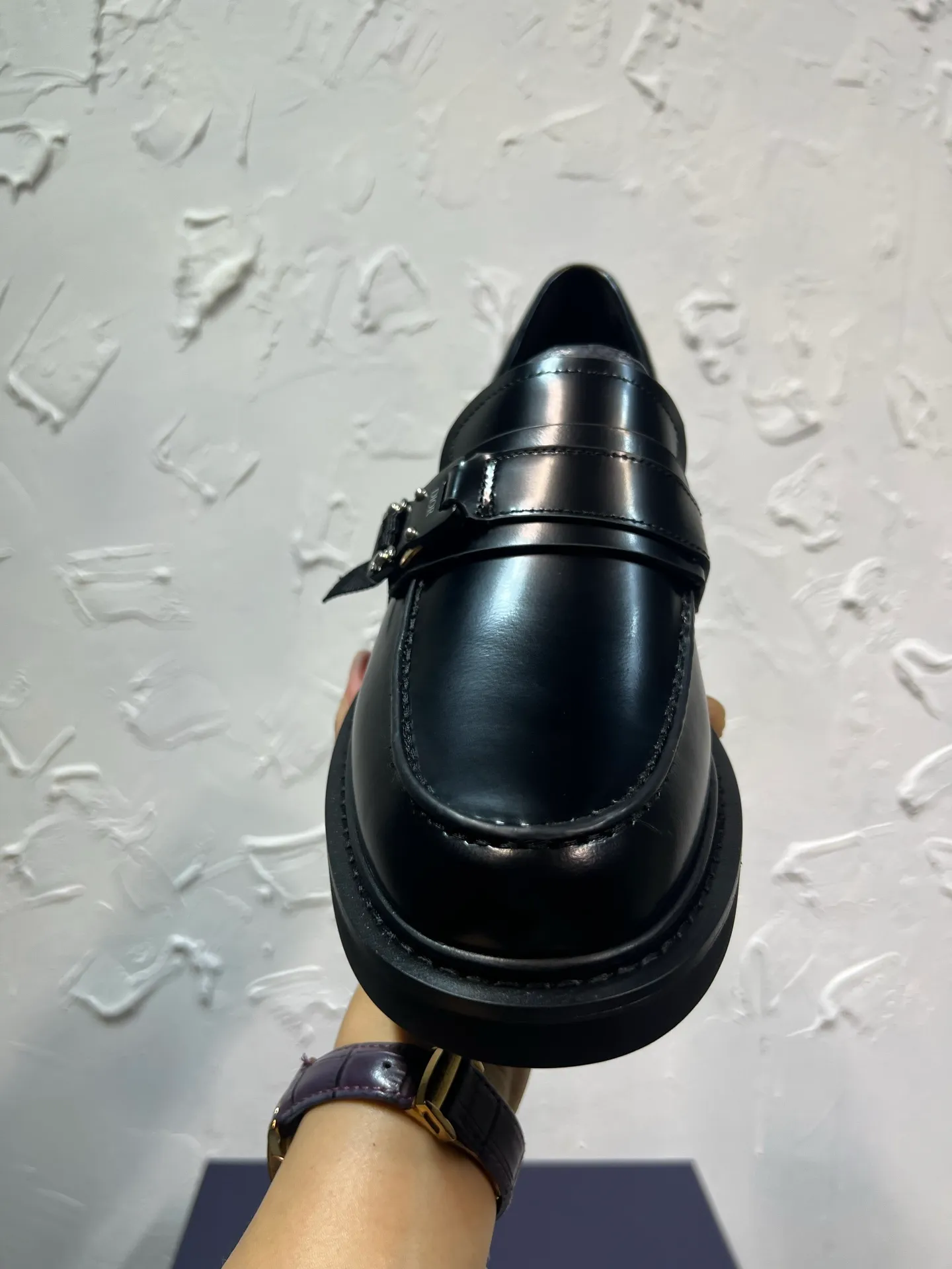 P780 2025 latest Dior/Dior men's logo leather shoes, buckled GRANVILLE moccasin loafers, imported cowhide open edge beads, cowhide lining, full package, code number 39-46
